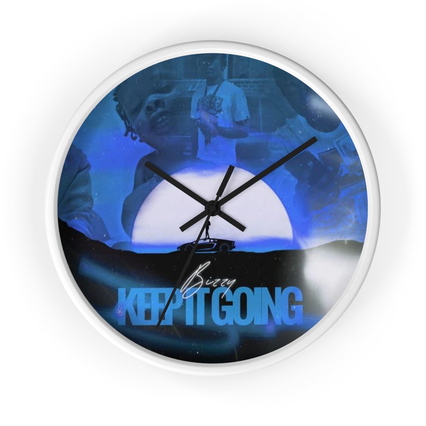 Keep It Going Bizzy 215 Wall Clock