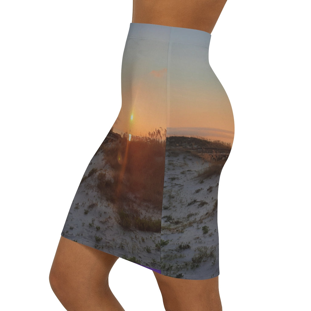 Tybee Sun Rise Women's Mini Skirt