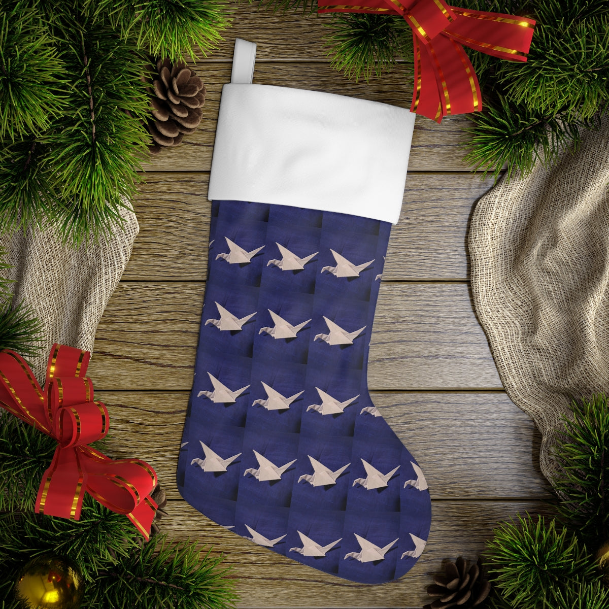 Origami Holiday Stocking