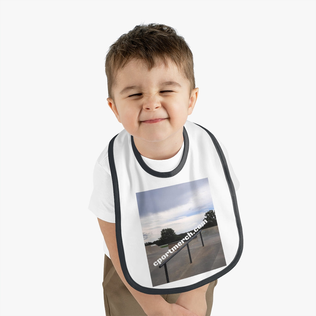 cportmerch.com Baby Contrast Trim Jersey Bib