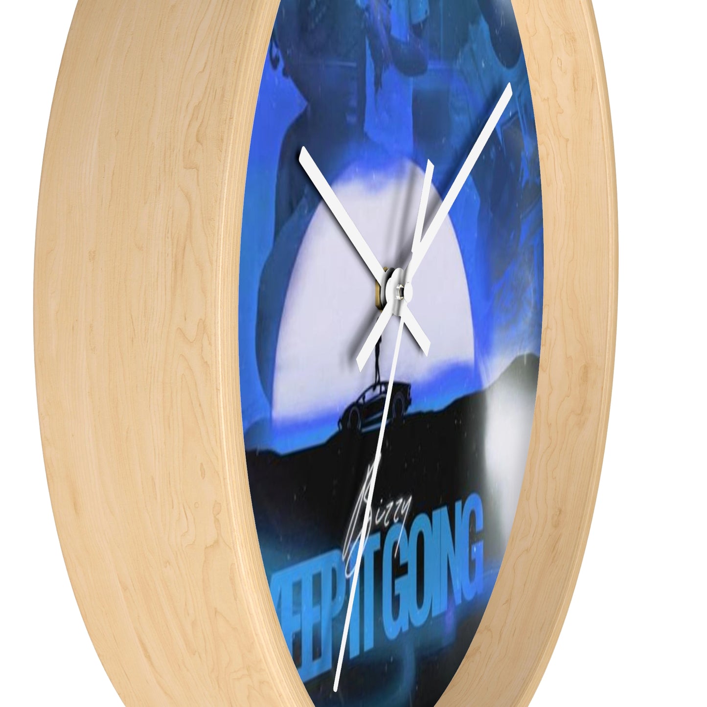 Keep It Going Bizzy 215 Wall Clock