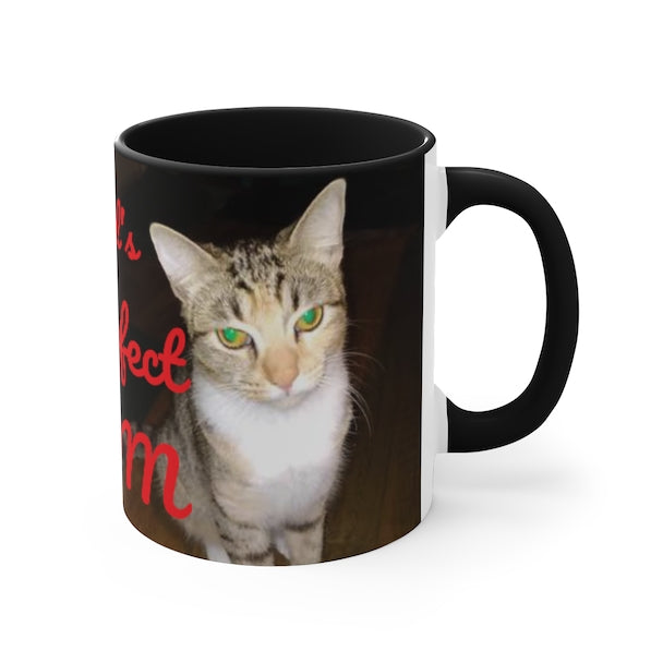 Worlds Purrrfect Mom Accent Mug