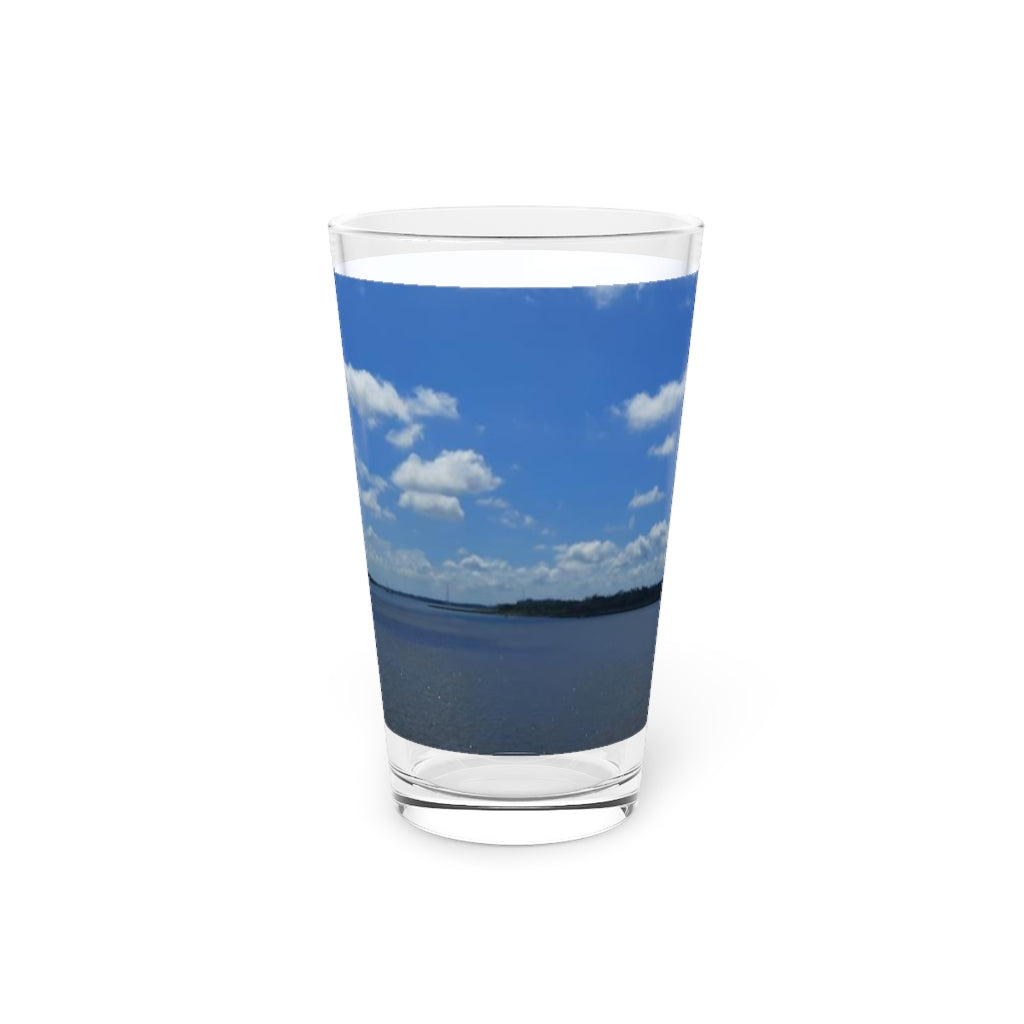 Cportmerch Sunny Sky Pint Glass, 16oz